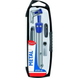 Maped Compás Start Escolar con Portaminas 0.5 mm y Accesorios – Estuche de 5 Piezas Metálicas para Dibujo Técnico y Geometría Precio: 3.50000002. SKU: B1CKCQM8E9