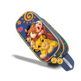 Disney El Rey León Estuche Portatodo Doble 3D Friends Escolar con Relieve Frontal Azul 8x22x10 cm Precio: 10.69000031. SKU: B1HVCQ6DVK