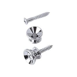 YELLOWPTS Pack de 2 Soportes de Sujeción Cromados para Correas de Guitarras Tipo Stratocaster Precio: 4.79000038. SKU: B1D57E56RS