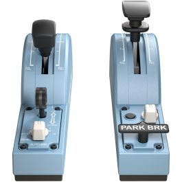 Thrustmaster 2960853 TCA Quadrant Add-On Airbus Edition Negro, Azul Simulador de Vuelo PC