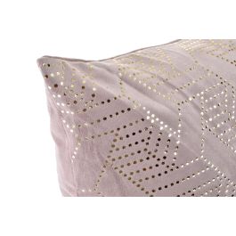 DKD Home Decor Cojín Moderno Rosa Verde 10 x 45 x 45 cm (4 Unidades)