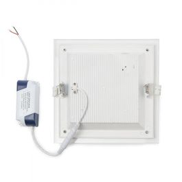 Foco Downlight LED 15W 1500Lm 6000ºK Cuadrado   Cristal 40.000H [GR-MB02-15W-CW]