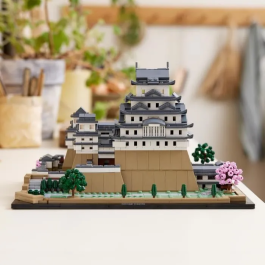 Lego Architecture 21060 Kit de Construcción del Modelo del Castillo Himeji para Adultos Fanáticos de la Cultura Japonesa