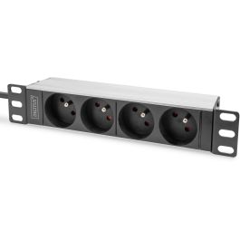Digitus PDU 1U 4xCEE7/5 Regleta de Bases de 10" con 4 Salidas AC Tipo E (FR-Ausgänge) 230V/16A Negro Precio: 39.79000058. SKU: B13BCRFAS7