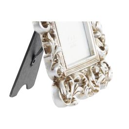 DKD Home Decor Marco de Foto 2x25x18cm Dorado Resina para Foto 10x15cm