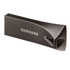 Samsung MUF-256BE4/APC Pendrive USB 3.1 Gen 1 256GB BAR Plus Titan Gray, 400 MB/s Lectura, Cuerpo Metálico, Duradero