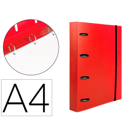 Liderpapel Carpeta con Recambio A4 Cuadro 5mm 100 Hojas 80g Polipropileno 4 Anillas Mixtas 25mm Rojo Precio: 4.94999989. SKU: B1DF2SA5QG