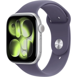 Apple Watch Series 11 GPS 46 mm Caja Aluminio Plateado Correa Deportiva Púrpura Niebla Talla S/M MEV94ZRA Precio: 560.68999965. SKU: B18G786Z7J