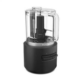 Kitchenaid Picadora Inalámbrica 12V, 1.18L, Acero Inoxidable, Sin Batería, Color Negro Mate