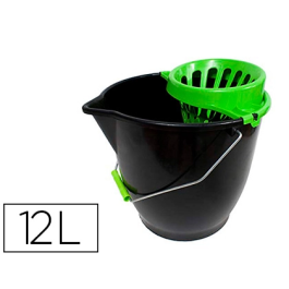 Blanca Cubo de Fregona con Escurridor Circular 13L Azul con Asa Metálica Precio: 5.68999959. SKU: B13FEP3LMF