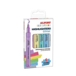 Alpino Estuche 6 Subrayadores Glitter Color Experience, Punta Biselada 1-4 mm, SU000006 Precio: 9.9499994. SKU: B12RHKHQ6D