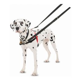 Halti Arnés de Control Delantero, ideal para Perros Medianos y Grandes, Talla L (cintura 80-120cm), Negro-Rojo
