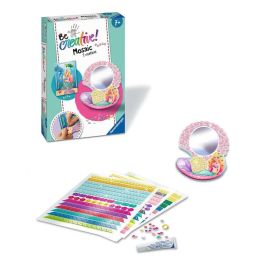 Ravensburger Caja Mosaico de Sirena para Decorar 2 Objetos Fácilmente - A partir de 7 años