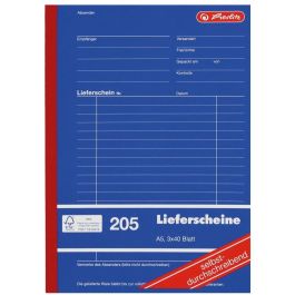 Herlitz 205 Libro de Albaranes Autocopiativo A5, 3x40 hojas, 120 páginas, Multicolor, Certificado FSC Mix Precio: 19.90000001. SKU: B1ALQX9EJT
