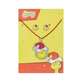 PEERS HARDY Set Colgante y Pendientes El Grinch Navidad, Joyería Temática Festiva