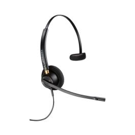 Poly HW510 Auricular Diadema Monaural con Micrófono Flexible, Cancelación de Ruido Superior y Confort para Centros de Contacto y Oficinas