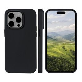 dbramante1928 Funda Protectora Reciclada Nuuk iPhone 15 Pro Max, Negra - Plástico Reciclado