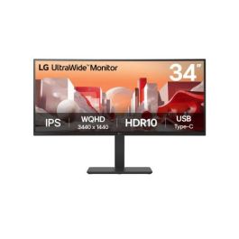 LG 34BA75QE-B Monitor 34" 21:9 WQHD IPS Curvo 3440x1440 5ms 60Hz HDR10 USB-C Altavoces Precio: 394.50000018. SKU: B14A7FXP4K