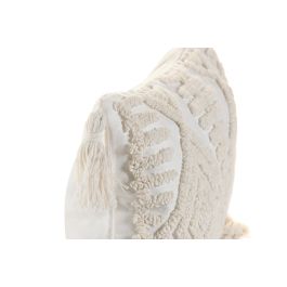 DKD Home Decor Cojín Urban Crudo de Poliéster 50 x 30 cm con Cremallera - Pack 2 Unidades