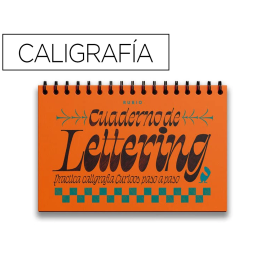 Rubio Cuaderno Lettering Caligrafía Práctica Paso a Paso Encuadernación Espiral Tapa Dura 212 Páginas Precio: 18.49999976. SKU: B1G4JYJCGM