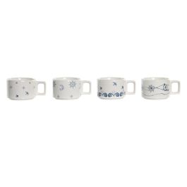 Cafe Atlantico DKD Home Decor Azul Blanco 11 x 27 x 11 cm Set de 4 Cafe Atlantico DKD Home Decor Azul Blanco 11 x 27 x 11 cm Set de 4