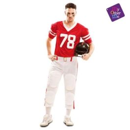 Disfraz jugador rugby rojo talla XL Disfraz jugador rugby rojo talla XL