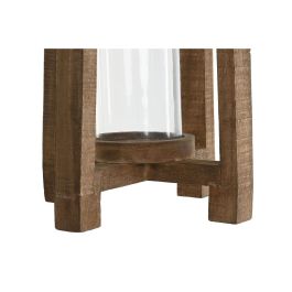 Portavela Moderno DKD Home Decor Natural 27 x 54 x 27 cm Portavela Moderno DKD Home Decor Natural 27 x 54 x 27 cm