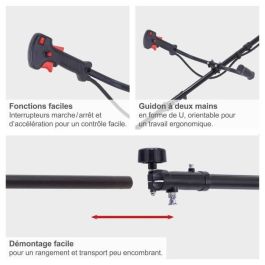Scheppach SCH4046664228219 Desbrozadora PBC520 de 52 cc