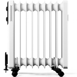 Tristar Radiador de Aceite KA-5379, Calefactor Eléctrico 2000W, 9 Elementos, 3 Potencias Regulables, Silencioso con Termostato