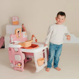 Smoby La Casa De Los Bebés Centro De Juego Con 18 Accesorios Para Niños Mayores De 3 Años