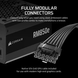 Corsair RM850E (2025) Fuente de Alimentación 80+ Gold Full Modular ATX 3.0 850W CP-9020296-EU Corsair RM850E (2025) Fuente de Alimentación 80+ Gold Full Modular ATX 3.0 850W CP-9020296-EU