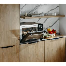 Adler ad 6026 Horno Eléctrico con Convección y Asador, 1800W, 48L, Acero Inoxidable, 90-230°C, Temporizador 60 min