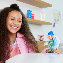 Barbie HGP65 Muñeca Extra Mini Pelo Azul Hielo 14cm