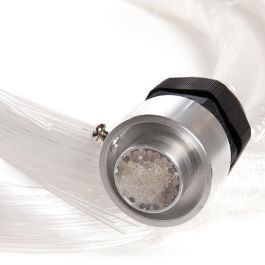 Kit Iluminación Fibra Óptica 16W LED RGB 150 Hilos 0.75mm 2m, Generador de Luz, Mando RF, 40.000H - CA-MLFO-16W-150