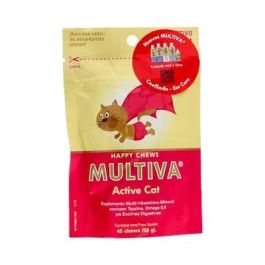 Vetnova Multiva Active Defense Gato Alimento Complementario Multivitamínico y Multimineral 45 Comprimidos Masticables Precio: 17.5000001. SKU: B127S7GRJQ