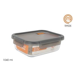 Masterchef Fiambrera Hermética Rectangular 1040 ml – 20,7 cm largo x 15,4 cm ancho x 7 cm alto (6 Unidades) Precio: 22.49999961. SKU: B1GD6LVPMN