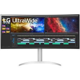 LG 38BQ85C-W Monitor IPS UltraWide 37.5" (95.2 cm) UWQHD 3840x1600 5ms 75Hz Curvo HDMI DisplayPort USB-C Blanco Precio: 992.50000014. SKU: B1HAFE8NYK