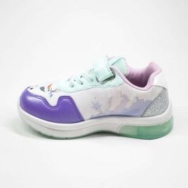 Deportiva suela pvc con luces frozen t025 Deportiva suela pvc con luces frozen t025