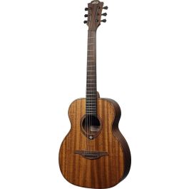 LAG Guitarra Acústica Travel Tramontane A/E Khaya Electro. Ideal para viaje y uso en vivo, mástil de escala corta.