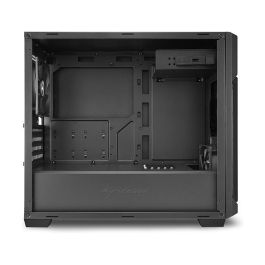 SHARKOON V1000 Mini Tower Negro Caja Micro-ATX con Flujo de Aire Óptimo
