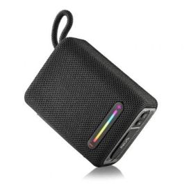 NGS ROLLERFURIA1BLACK Altavoz Bluetooth 15W 2.0 Negro Resistente Agua IPX6 TWS Portátil USB 9 Horas Batería Correa