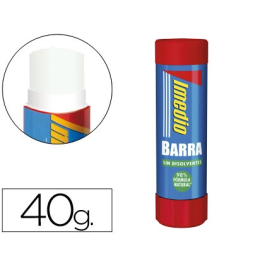 Imedio Pegamento en Barra Sólido 40 gr para Papel y Cartón, Lavable con Agua, Ideal Uso Escolar Precio: 21.78999944. SKU: B1FX24MKGD