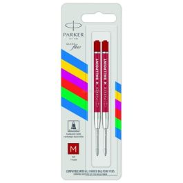 PARKER Recambio Bolígrafo QUINKflow Básico 2 unidades Tinta Roja Punta M Blíster Precio: 17.5000001. SKU: B19V2NX5ZE