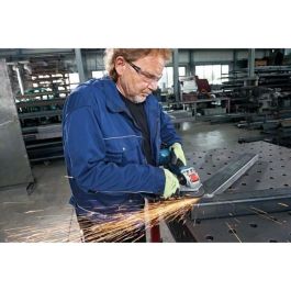 Bosch Professional GWX 18V-10 Amoladora Angular Inalámbrica X-Lock 125mm con 2 Baterías 5.0Ah, Cargador GAL 1880 y L-Boxx