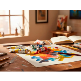 Liderpapel Pintura Gouache/Témpera Tubo Aluminio 60 ml Rojo Oscuro