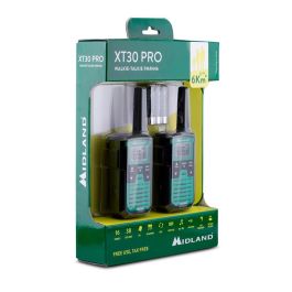 Midland Walkietalkies xt-30 pro c1463, 16 canales PMR446, resistentes a la humedad, color verde brillante Midland Walkietalkies xt-30 pro c1463, 16 canales PMR446, resistentes a la humedad, color verde brillante