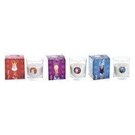 Vela DKD Home Decor Reyes Magos (8 x 8 x 9 cm) (3 Unidades)