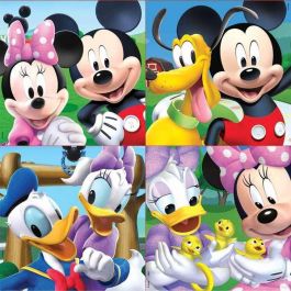 Educa Maleta Puzzles Progresivos Mickey Mouse 12-16-20-25 Piezas 16505
