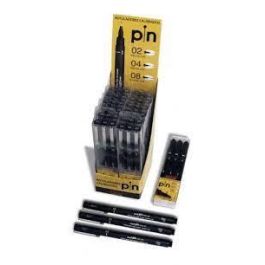 Uniball Marcador Permanente Pinox-200-12P Calibrado 0.2-0.4-0.8 Estuche De 3 Negro Expositor 12 Ud Precio: 44.5000006. SKU: B1BHA8ZED7