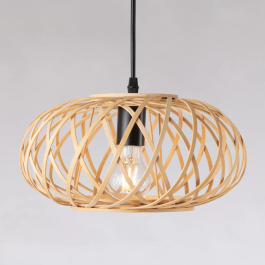 Lámpara Colgante Ha Long SKD-P80111 Ratán Natural Boho-Chic Precio: 32.99000023. SKU: B1CDSJBCC2